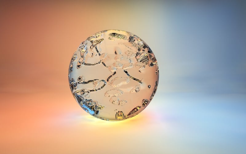 Crystal Ball Centerpieces